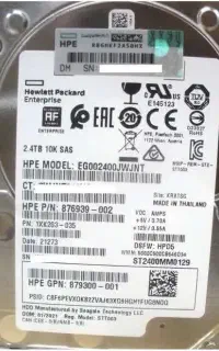 هارد سرور HPE 2.4TB 12G 10K SAS