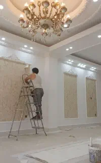 نصب  کاغذدیواری پوسترسه بعدی،