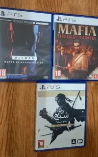mafia/hitman collection/ghost of thoshima ps5