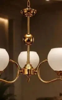 لوستر سه شعله ملودی تولیدی روشنایی طاها