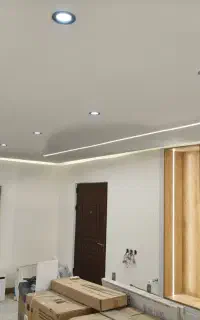 اجرای لاین نوری سقف و دیوار برانوش