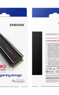 هارد m2 980Pro Samsung heating هیتسینک مخصوصPS5