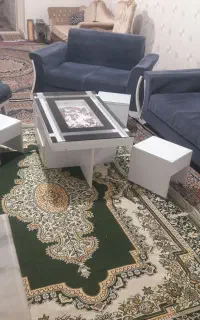 مبل راحتی ۷نفره بهمراه میزجلومبلی و میزعسلی