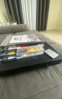 Ps2 بزرگ با ۴عدد بازی تخفیف به خریدار