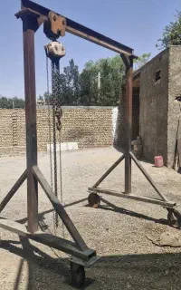جرثقیل دستی با پایه