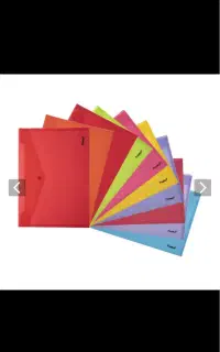 کاغذa4 و پوشه دکمه دار