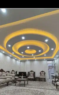 کناف،کنافکاری،کنافکار، سقف کاذب گچکاری،نقاشی