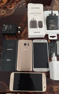 ال سی دی S7 و شارژر اصلی 120 و 45 وات