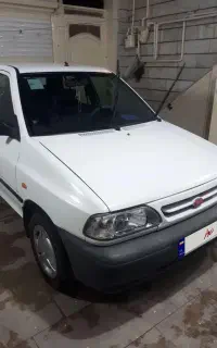 پراید۹۷سفید بدون رنگ