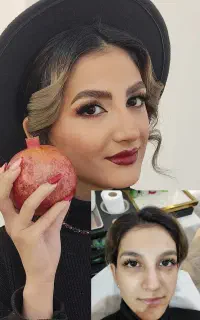 میکاپ/شینیون/رنگ و لایت/تتو بدن و صورت