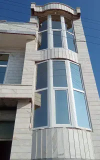 پنجره  اقساطی ویژه دوجه داره UPVC بالکن و تعویضی