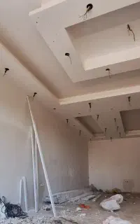 گچکاری و لکه گیری و ودیوار گچی ابزار گچ و خاک