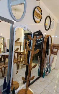 آینه قدی چوبی