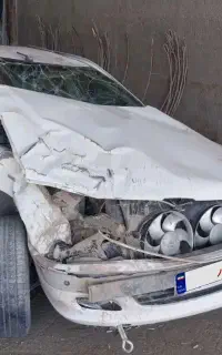 پژو پارس tu5 ۹۶  موتور فرانسوی تصادفی