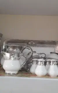 چینی دور نقره کوپ