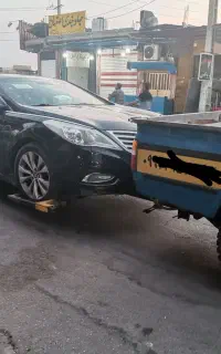 امداد خودرو یدکش چرخگیر خودروی نیسانی