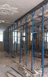 تخریب ساختمان کندکو   .چاه مغنی