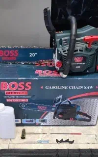 اره موتوری بنزینی BOSS تیغه 50سانت نو آماده بکار