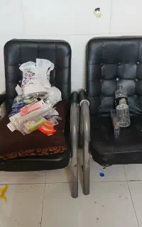 صندلی اداری چرم نو و سالم