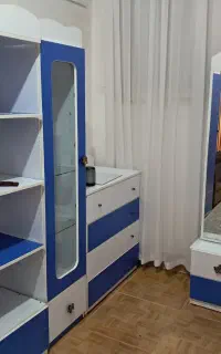 سرویس خواب پسرانه آبی سفید و دخترانه صورتی و سفید