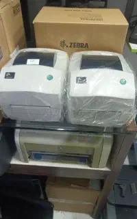 لیبل پرینتر 888zebra ریبون خور در حد نو با گارانتی