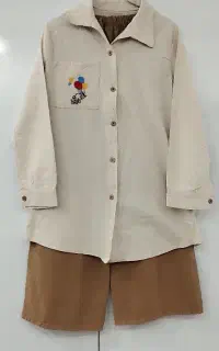 شومیزشلوار کنفی خنک نونو ،صندل نو