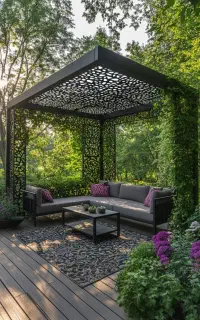 برش cnc فلزات برای پله،الاچیق،نرده همراه با اجرا