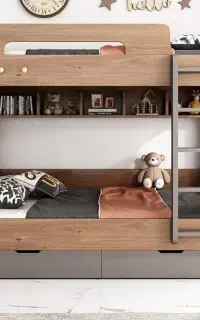 تخت خواب ۲ طبقه مدل امین