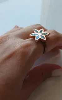 انگشتر مس و فیروزه