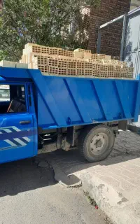 حمل نخاله و ماسه و مصالح ساختمانی با نیسان کمپرسی