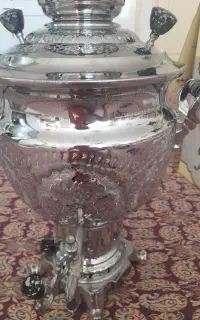 سماور گازی ۱۰لیتری وفلاسک چای
