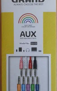 کابل AUX ژله ای GRAND زیر قیمت