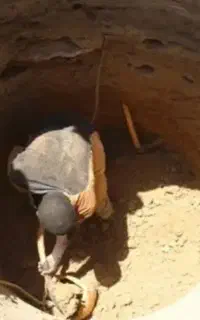 حفاری. حفر چاه. لایروبی. کول گذاری