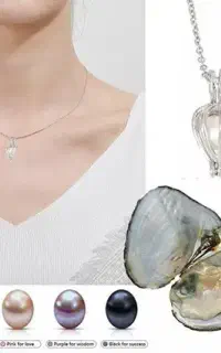 گردنبند مروارید عشق لاکچری جذاب و پرفروش