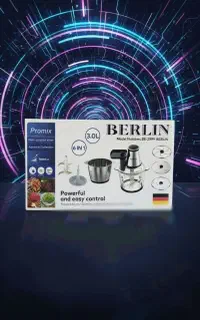 خردکن شش کاره دو کاسه مدل BE 2999 BERLIN