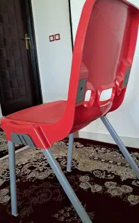 صندلی پلاستیکی بدون دسته پایه فلزی