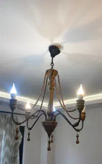 لوستر چوبی مدرن