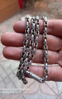 زنجیر گردنبند نقره