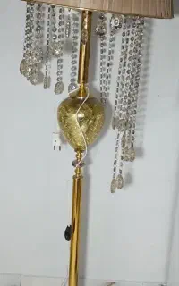 آباژور کنارسالنی مدرن کریستالی