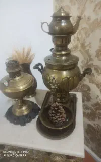 سماور برنجی  شیش تیکه میباشد