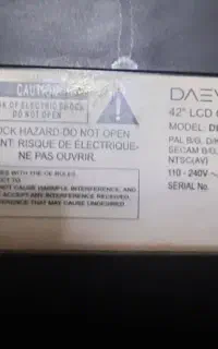 تلویزیون LCD DAEWOO کره ای اصل