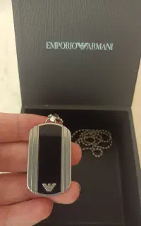 گردنبند Emporio Armani با جعبه اصلی، خرید لندن