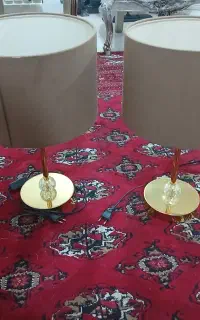 فروش دو عدد آباژور طلایی نسکافه ای