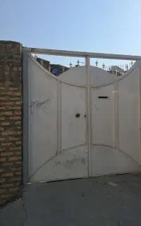 درب حیاط آهنی ماشین رو آهن سنگین