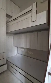 تخت چوبی کودک دو ۲ طبقه