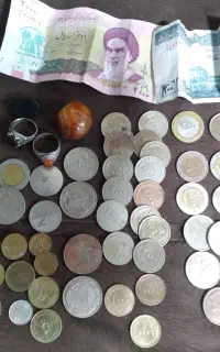 سکه و سنگ عقیق....