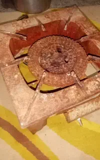فروش گاز دوشعله  قابلمه چدنی و روحی سالم و باکیفیت