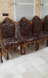 فروش میز نهارخوری ۶نفره وتعدادی میزوصندلی
