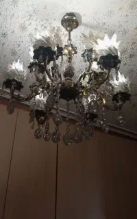 یک جفت لوستر برنز