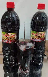 آب آلبالو و آب زرشک آب انار
